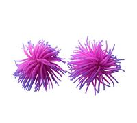 Wzxksoac 2 x Silicone Aquarium Fish Tank Coral Ornament Decoration-