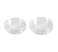 Wzxksoac 20 Pcs Small Round Transparent Plastic Coin Capsules Box, 10 Pcs 23Mm & 10 Pcs 27Mm
