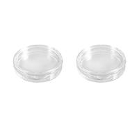 Wzxksoac 20 Pcs Small Round Transparent Plastic Coin Capsules Box 38mm