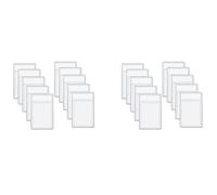 Wzxksoac 20 Pcs Trading Cards Protector Case Acrylic Clear Graded Card Holders with Label Position Hard Card Sleeves