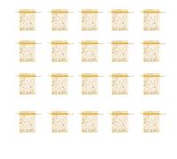 Wzxksoac 2000Pcs Champagne Eyelash Organza Drawstring Pouches Jewelry Party Wedding Favor Gift Bags 3.5 inch X4.3 inch
