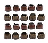 Wzxksoac 20PCS Cow Horse Sheep Grazing Small Brass Bells,Cowbell Retro Bell for Horse Sheep Grazing Copper,Cow Bells Noise Maker