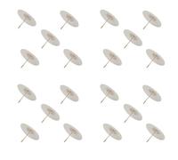 Wzxksoac 20PCS Paper Parasol 60Cm Beach Umbrella White DIY Umbrella Photography Props for Baby Shower Party Wedding