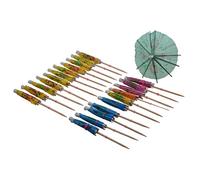 Wzxksoac 24 Mixed Paper Cocktail Umbrellas Parasols Party Drinks