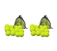 Wzxksoac 24 Pack Tennis Balls with Storage Bag - Fine Quality Thick-Walled Tennis Ball - Perfect for Tennis, and Cricket