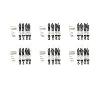 Wzxksoac 24 Pcs Metal Damper for C14 C24 C34 MN D90 D91 D96 D99 D99S MN90 MN99S RC Car Upgrade Parts,Black