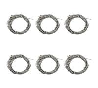 Wzxksoac 24 Pcs Stainless Steel Strings Guitar Parts Guitar String Silver Plated Gauge Guitar Music Accessories