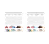 Wzxksoac 240 PCs Acrylic Keychain Blank Tassel Pendant Set Includes Rectangular Transparent Acrylic Keychain