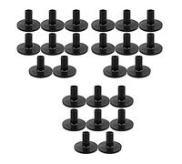 Wzxksoac 24Pcs Cymbal Sleeves 8PCS 38X26mm Black Drum Cymbal Sleeves Replacement for Shelf Drum Kit