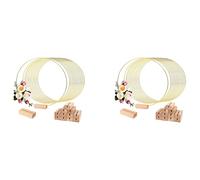 Wzxksoac 24Pcs Metal Floral Hoop Centerpiece with Base for Table,12 Inch for Crafts Dream Catcher Wreath DIY Centerpieces