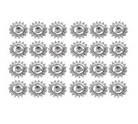 Wzxksoac 24X Gear Heat Accessories Barbecue Frame Gear DIY Parts Automatic Revolving Hardware Wheel Aluminum