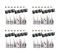 Wzxksoac 28 Sets Quartz Clock Movement Mechanism, Silent Short Shaft Clock Mechanisms with Hands, Wall Clock Mechanism Parts