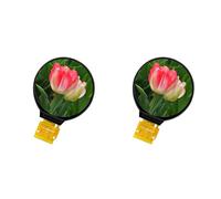 Wzxksoac 2pcs 1.28 Inch IPS LCD Display Colorful LCD Round 240x240 Display HD Ips LCD GC9A01 Driver