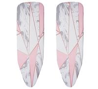 Wzxksoac 2pcs 140x49CM Fabric Marbling Ironing Board Cover Protective Iron Folding for Ironing Cloth Guard Protect