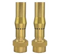Wzxksoac 2pcs 3/4 Inch Brass Foam Jet Fountain Nozzles Garden Landscape Fountain Adjustable Multi- Nozzle
