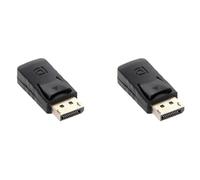 Wzxksoac 2Pcs 4K Displayport Dummy Plug DP Virtual Display Adapter Graphics Video Card Cheater EDID Headless Ghost Emulator