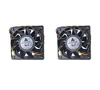 Wzxksoac 2Pcs 5000RPM 120X120X38mm CPU Cooling Fan 4-Pin Connector 12V/4.8A Computer CPU Cooler Fans for Antminer Bitmain S7 S9