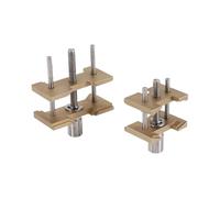 Wzxksoac 2Pcs Brass Watch Movement Holder Fixed Base Multi Function for Watchmaker Watch Clamp Watches Repair Tools