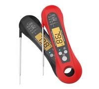 Wzxksoac 2PCS Meat Thermometer Digital Instant Read Meat Thermometer for Grill and Cooking Food Thermometer for Kitchen BBQ Easy Install