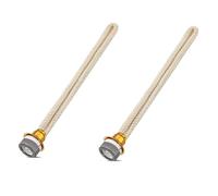 Wzxksoac 2PCS Replacement Fragrance Oil Lamp Wick Catalytic Burner Diffuser Aromatherapy 14.4cm Gold + Beige
