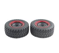 Wzxksoac 2PCS Rubber Tire Wheel Set RC Replacement Parts Easy to Install Sturdy RC Tires for SCY 16103 16103PRO RC Car