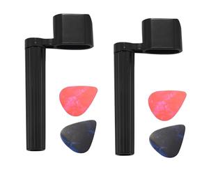 Wzxksoac 2Pcs String Stool + 4 Picks Premium Crank for Guitar String A Western Guitar, Classical Guitar,with Pin Puller and Picks