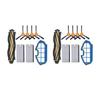 Wzxksoac 2Set for 990 1190 Spare Parts Robot Vacuum Cleaner Replacement Consumables HEPA Filter Central Side Brush
