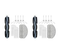 Wzxksoac 2set for T10 PLUS Robot Vacuum Cleaner Replacement Spare Parts Main Brush Side Brush Hepa Filter Mop Rag