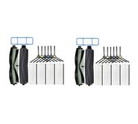 Wzxksoac 2set Main Side Brush Hepa Filter for SSR1 SSRA1 for A9S A7 V8 V8S X750 X800 X785 V80