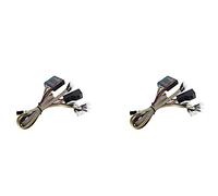 Wzxksoac 2X 1/8 1/10 RC Car 16 LED Light System Front&Rear Lamp Turn Signals Brake Lights for AXIAL