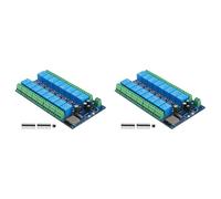 Wzxksoac 2X 16 Channel Relay Module DC5-12V Power Supply ESP32 Development Board ESP32-WROOM Secondary Development Module