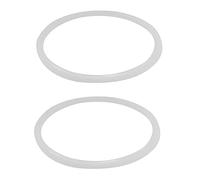 Wzxksoac 2X 26 cm Inner Rubber Seal Gasket for Pressure Cooker White