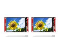 Wzxksoac 2X 3.2Inch ILI9341 SPI LCD Display Touch Panel 320X240 TFT LCD Touch Screen 5V/3.3V STM32 Display Module with Touch Pen