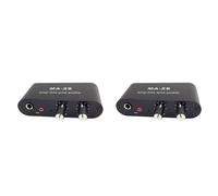Wzxksoac 2X 3.5mm Condenser Microphone Amplifier Headphone Amplifier Music Audio Preamplifier Mixing Board MA-2S