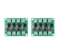 Wzxksoac 2X 817 Optocoupler 4 Channel Voltage Isolation Board Voltage Control Switching Driver Module Optical Isolation Module