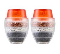 Wzxksoac 2X Activated Carbon Faucet Filter Faucet Nozzle Water Filter Kitchen Tap 5 Layers Filter Purifier for Home Use