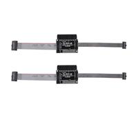 Wzxksoac 2X Adapter Board for 20P 2.54 mm JTAG to 10P 2.0mm 1.27mm SWD Interface Converter J6PC