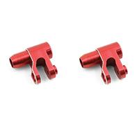 Wzxksoac 2X Aluminum Alloy Steering Servo Horn Servo Arm for 1/5 Xmaxx 6S 8S RC Upgrade Parts,Red