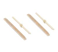 Wzxksoac 2X Astronomical Telescope Focuser Rack Shaft Set 0.5M Full Brass Focusing Gear and Axle DIY Replacement