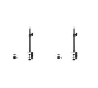 Wzxksoac 2X C Tripod Clamp Desk Mount Light Stand with 1/4In Ball Head Table Fixture Adjustable Camera Tabletop Bracket Stand