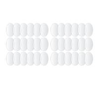 Wzxksoac 2X Clear Round Acrylic Sheets, 4 Inch Acrylic Circle Discs Boards Blanks Sheets Signs for Picture,Painting,DIY Crafts