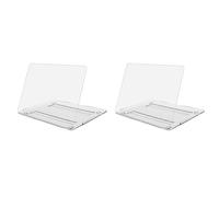 Wzxksoac 2X Computer Protective Cover Crystal Plastic Hard Case for 13 A2337 M1 A2179 A1932, Transparent