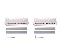 Wzxksoac 2X DDR4 DDR5 RAM Memory Cooling Vest Aluminum Radiator with 9W Silicone Grease Heat Conductor,Silver