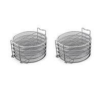 Wzxksoac 2X Dehydrator Rack Stainless Steel Stand Accessories Compatible with for Foodi Pressure Cooker And Air Fryer 6.5