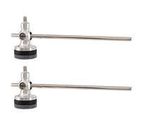 Wzxksoac 2X Drum Hammer with Felt Head for Bass Drum Pedals Traditional Beater Percussion Instrument Parts,Silver