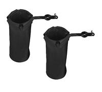 Wzxksoac 2X Drum Stick Holder Moisture Proof Drumstick Bag Wear-Resistance Drumsticks Pocket with Mounting Clamp Drum Bag