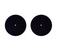 Wzxksoac 2X Felt Turntable Platter Mat Slip Mat Audiophile 3mm Thick Turntable Mat for LP Vinyl Record Audio