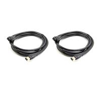 Wzxksoac 2X FireWire IEEE 1394B Cable 9Pin to 6Pin 800Mbps Data Cable (1.8Meter)