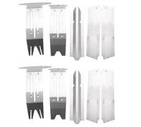 Wzxksoac 2X for 1:5 XMAXX Metal Chassis Armor Suit Upgrade Metal Skid Plate Kit Chassis Armor Protection Plate