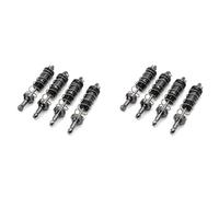Wzxksoac 2X for MN86 MN86S MN86K MN86KS MN G500 Adjustable Oil All Metal Shock Absorbers Damper 1/12 RC Car Parts,Titanium